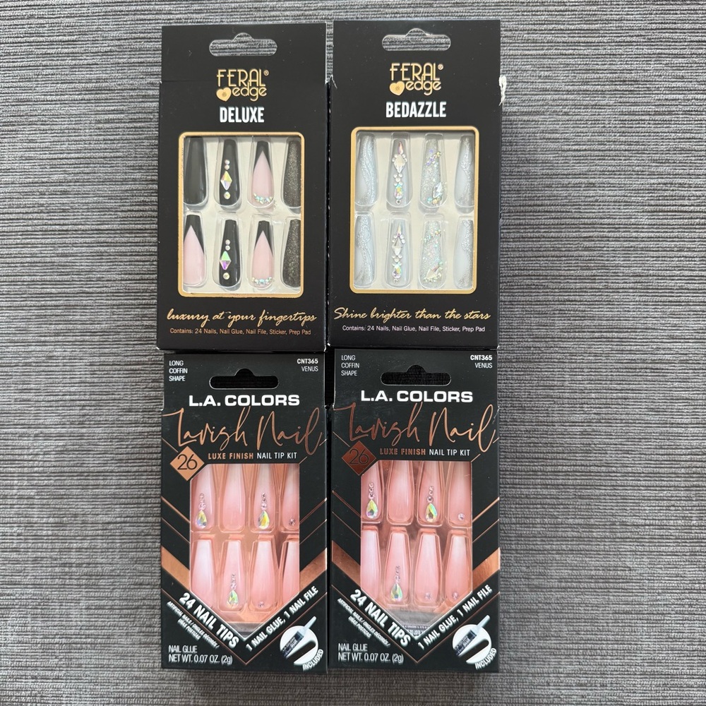 Feral Edge and L.A. Colors Nail Kits